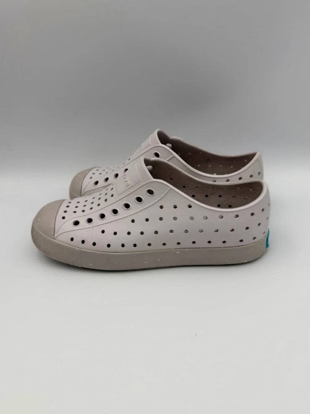 Native Slip-On Sneakers in Beige and Light Taupe